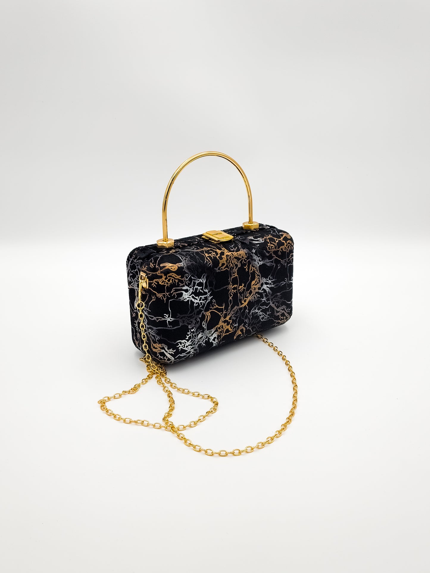 Obsidian Noir Black Box Bag