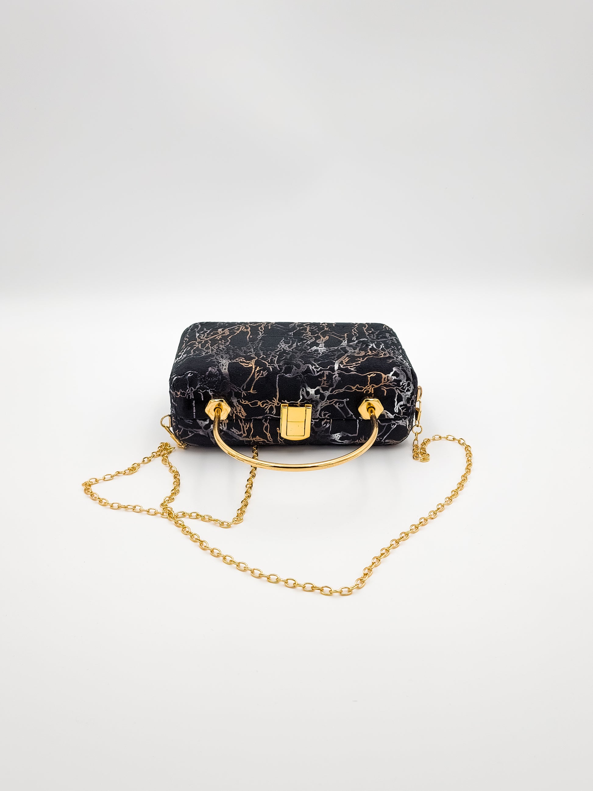 Obsidian Noir Black Box Bag