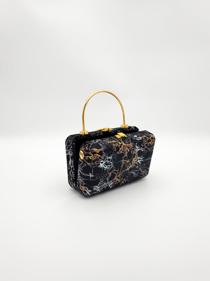 Obsidian Noir Black Box Bag