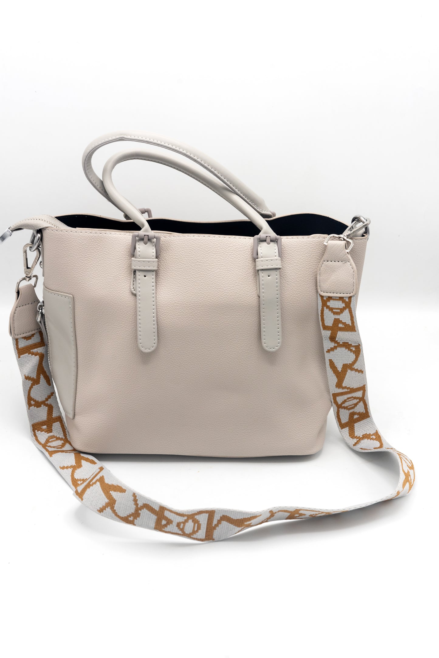 Dusk Elegance Ash White Handbag