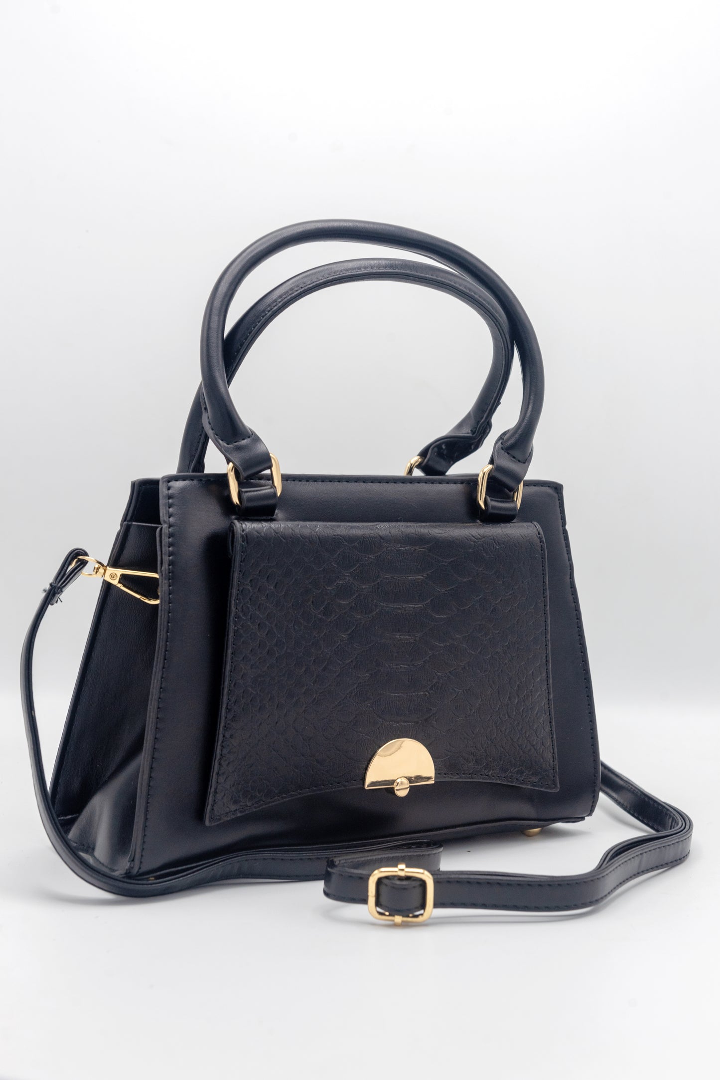 Onyx Essence Black Handbag