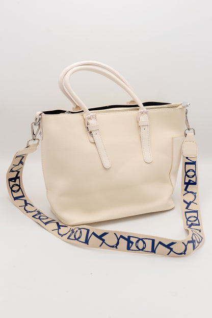 Ivory Glow Off-White Handbag