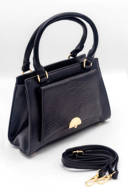 Onyx Essence Black Handbag