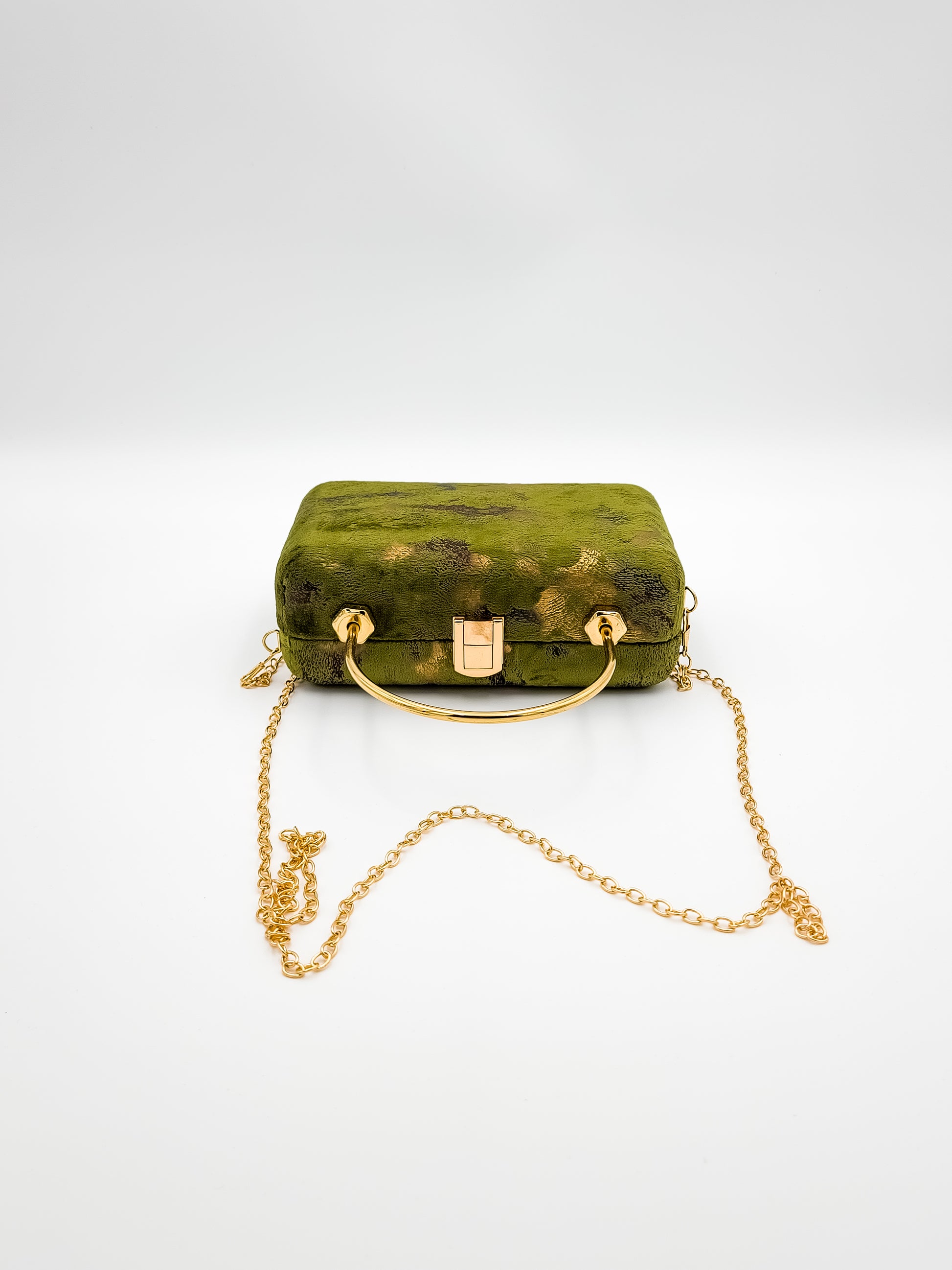 Classic Olive Green Box Bag