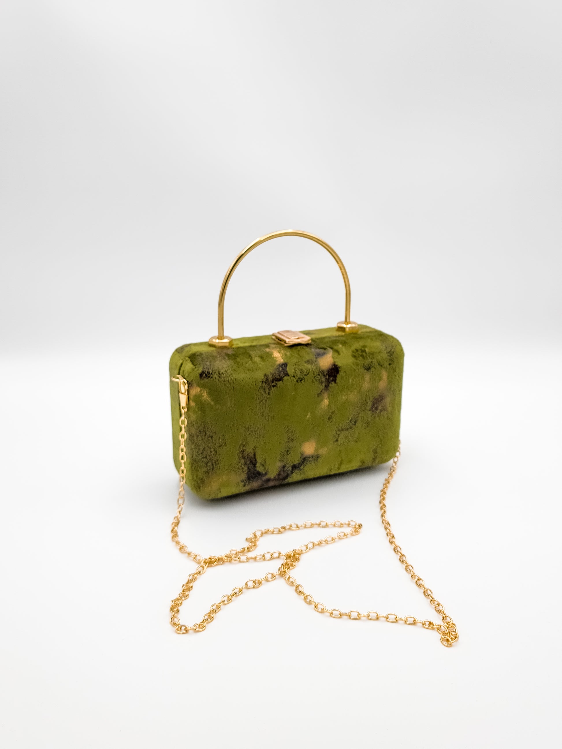 Classic Olive Green Box Bag